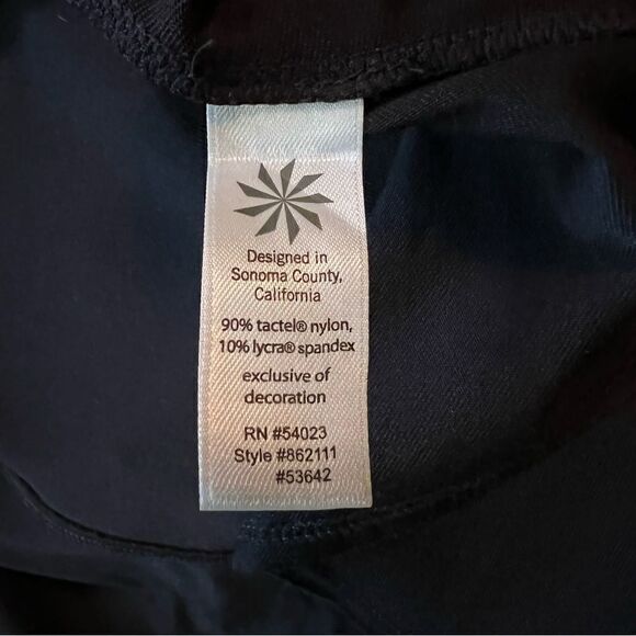 Athleta black tiered asymmetric hem skirt - Picture 5 of 10